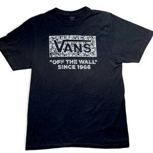 EUC Vans Off The Wall Since 1996 Graphic Black Short Sleeve T Women’s XL
